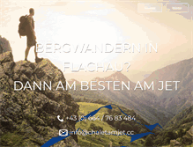 Tablet Screenshot of chaletamjet.cc